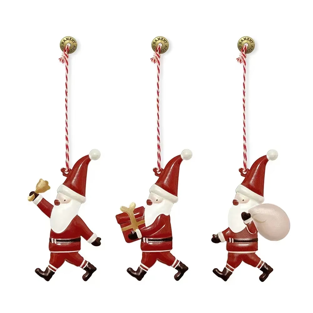 Christmas Party Nordic Christmas Decoration Metal Pendant Christmas Tree Room Party Holiday Decoration Ornaments