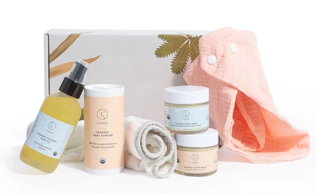 USDA Organic Baby Gift Set, Natural Newborn Essentials