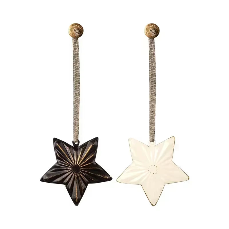Christmas Party Nordic Christmas Decoration Metal Pendant Christmas Tree Room Party Holiday Decoration Ornaments