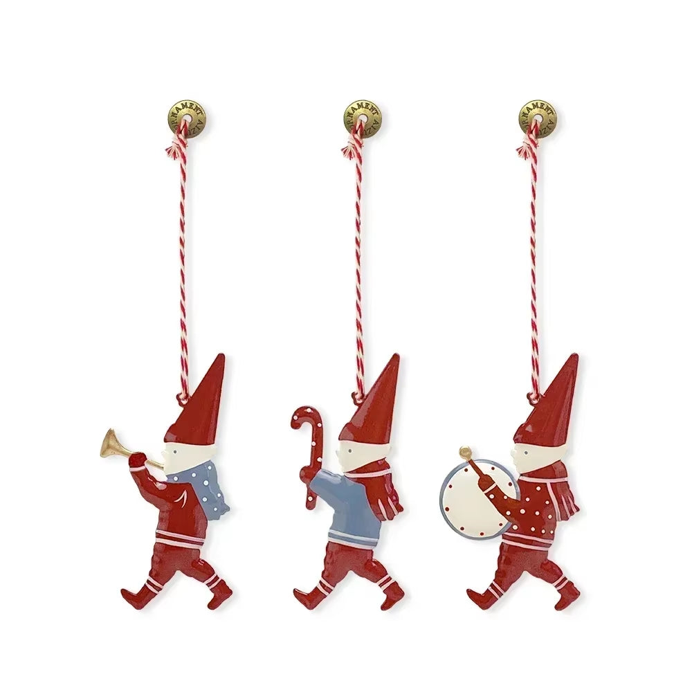 Christmas Party Nordic Christmas Decoration Metal Pendant Christmas Tree Room Party Holiday Decoration Ornaments